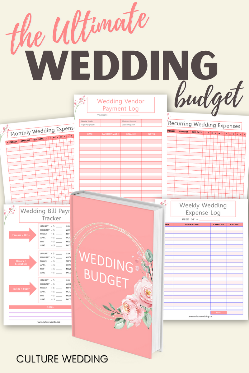 The Ultimate Wedding Budget Checklist