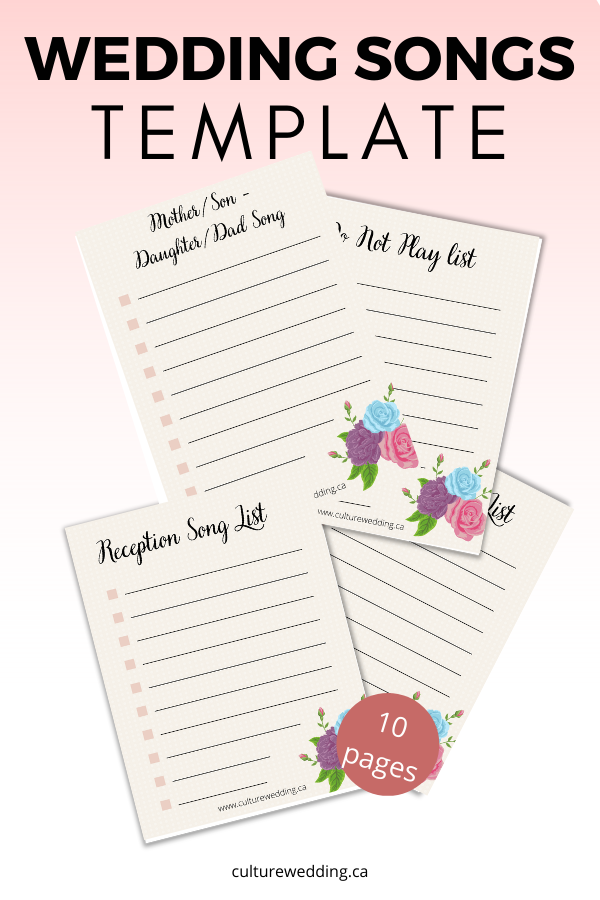 Wedding songs list deals