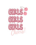 Pink Girls, Girls, Girls Bachelorette Party Wall Printable Art