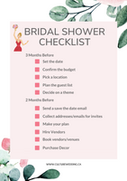 Elegant Modern Bridal Shower Planner Printable {22 Pages} - Culture Weddings Printable Store