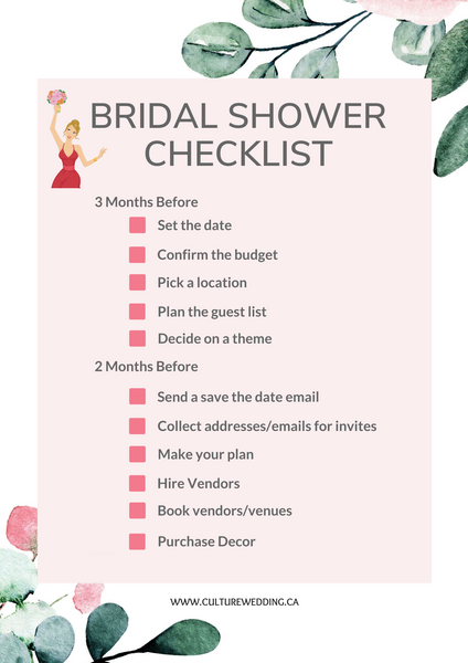 Bridal shower planning deals