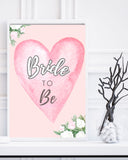 Pretty In Pink Bride To Be Wedding Signage