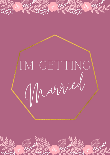 I am Getting Married - Wedding Screensaver - Culture Weddings Printable Store