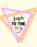 Fun 90's Bach Party Wall Printable Art