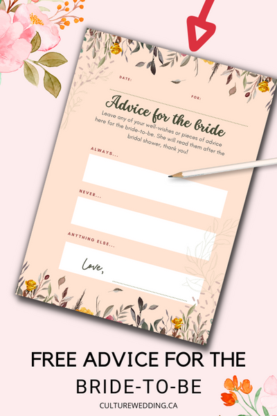 FREE Printable Wedding Advice Cards Bridal Shower Advice Cards FREE Printable Wedding Advice Cards Bridal Shower Advice Cards