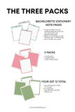 Printable Bachelorette Paper Stationery - Bachelorette Paper Packs - Culture Weddings Printable Store