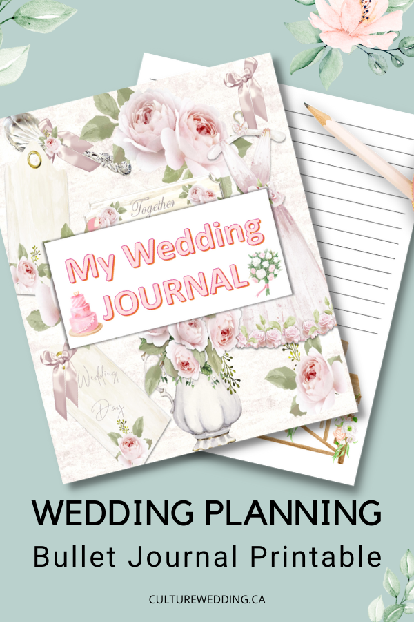 The Ultimate Wedding Planning Bullet Journal Printable – Culture Weddings Printable Store