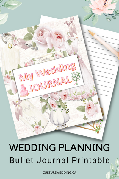 The Ultimate Wedding Planning Bullet Journal Printable - Culture Weddings Printable Store