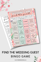 Cute Find The Guest Bridal Shower Game Printable