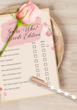Bachelorette & Bridal Shower Guess Who Bride Edition Game (Printable)