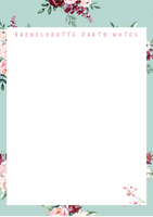 Printable Bachelorette Paper Stationery - Bachelorette Paper Packs - Culture Weddings Printable Store